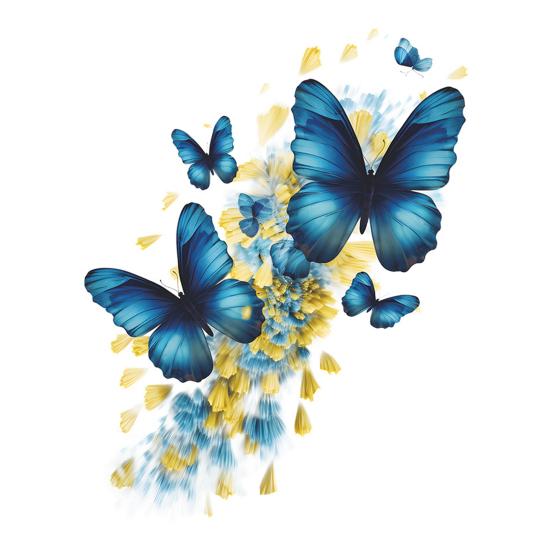 

Наклейка на унитаз с синими бабочками, съемная самоклеящаяся водостойкая ПВХ гостиная, настенная наклейка для ванной комнаты, украшение для крышки унитаза синий