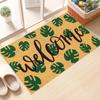 American Style Wear-Resistant, Dirt-Resistant, Easy-to-Clean Faux Coir Anti-Slip Doormat for Home Entrance