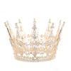 Fashion Pageant Bride Tiara Rhinestone Crown Hair Accessories Wedding Hair Jewelry Show Dress Headdress Queen Diadem Prom