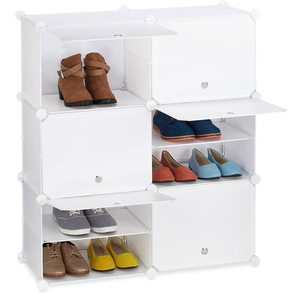 Wardrobe, shoe rack, modular folding cabinet, towels, toys, shelves, strong