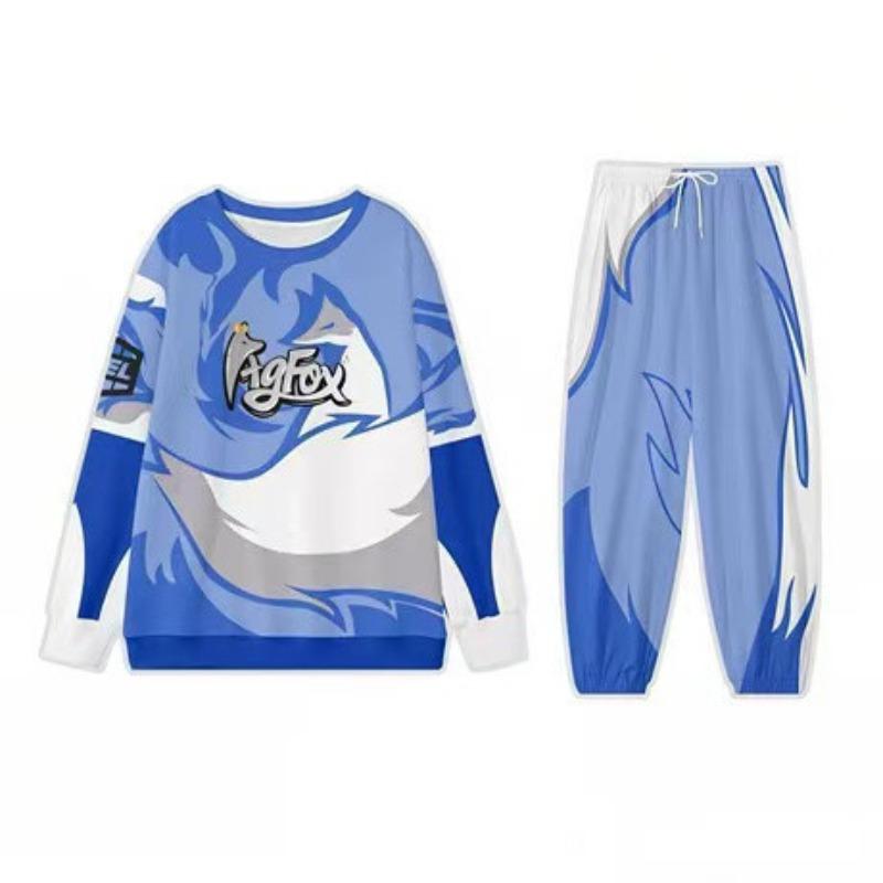 The same agfox team peripheral COS clothing D digital printing short sleeves, sweater, suit