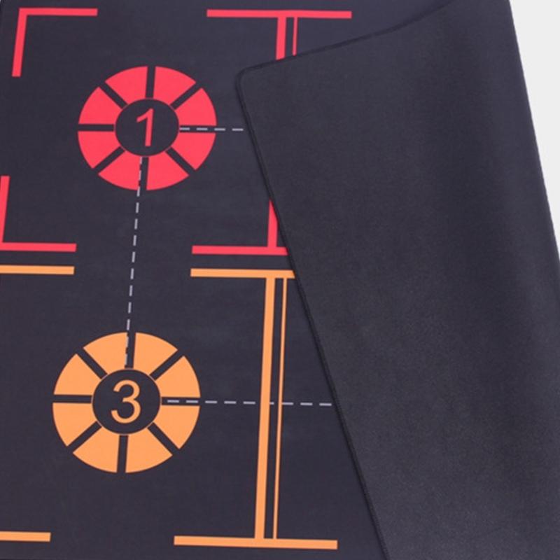 Basketball Foot Training Mat Slip Proof Rubber Foot Mat For Basketball Player Enhances Agility And Speed