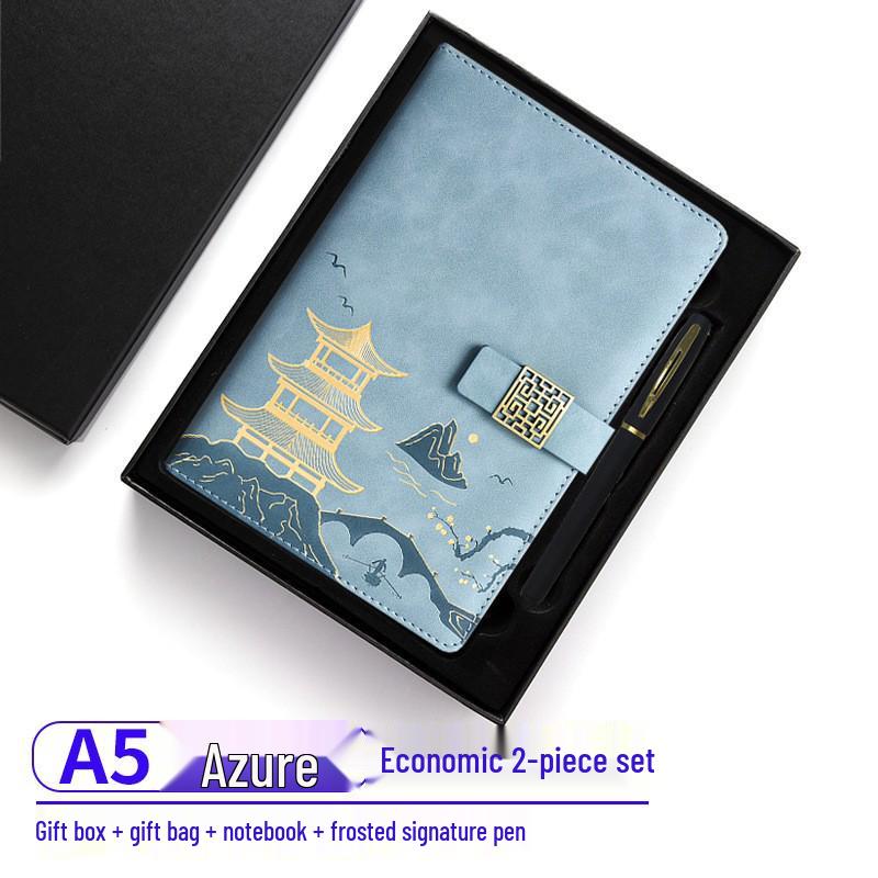 Guochao A5 Premium Notebook & USB Gift Set with Custom Logo Printing