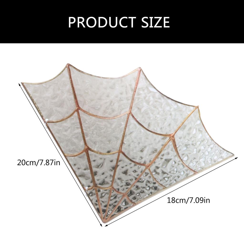 Halloween Spider Web Corner Decoration Frightful Halloween Glass Spiderweb Door Corner Elegant Home Hanging Ornament