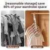 WV Multi Functional Plastic 5-Hole Foldable Hangers Grey Heavy Duty Space Saving Clothes Organizer Hangers Home For Room, Closet