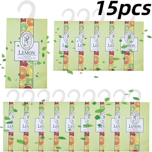10/15 Pezzi Sacchetto Profumato per Armadio Appeso Sacchetti Aromaterapici per Guardaroba Profumo Naturale a Lunga Durata per Auto Casa Deodorante per Ambienti