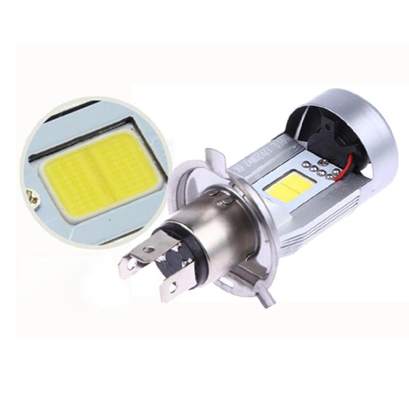 1Pc Angel Eye 30W H4 Led Motorcycle Headlight Ba20D Hs1 H6 Scooter Motorbike Headlamp Light Bulb Drl Accessories 12V-80V