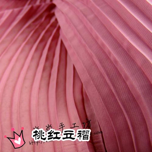 1 Stück mehrfarbiger plissierter Chiffonstoff plissierter Stoff einfarbig für Organza Kleid Rock Crinkle Stoff Meterware