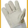 Long Cowhide Welding Gloves: Durable, Smooth, Wear, Oil & Water-Resistant, Fireproof, Spark-Resistant, Ideal for Shipyard Work
