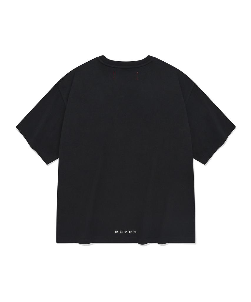 PHYPS MOTORCYCLE Original Wing Logo T-Shirt Black
