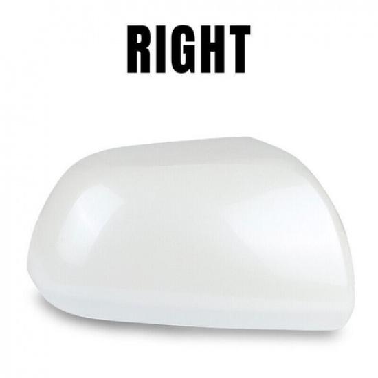 Right Side Rearview Mirror Cap Cover For Toyota Highlander 2008- 2013 2009 White