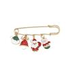Kawaii Enamel Electroplate Brooch Cat Cartoon Alloy Antiglare Geometric Lapel Pin Women