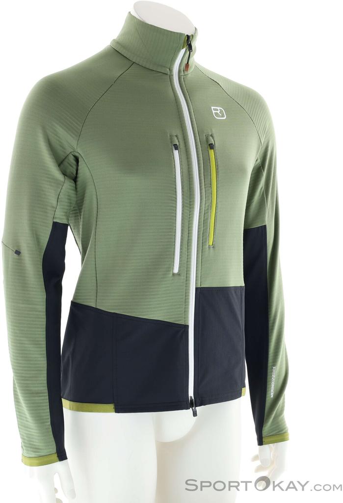 Jacket Ortovox Fleece Rib Jacket M (87313) Wild Herbs
