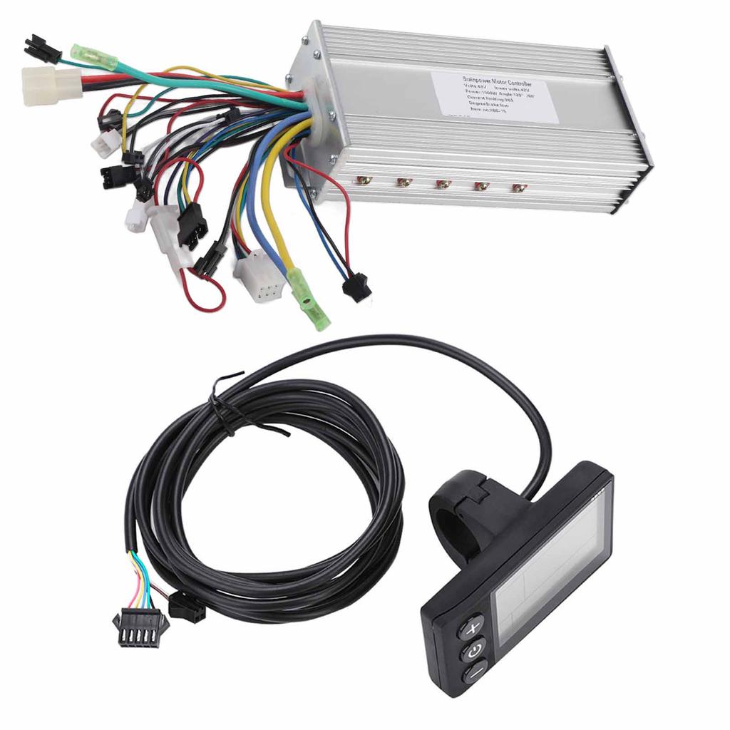 Waterproof LCD Display Panel Electric Bicycle Ebike Scooter Brushless Controller Kit(1000W 48V )