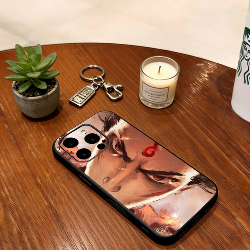 Epische Nezha Handyhülle Für iPhone 17, 16,15,14,13,12,11 Plus,Pro Max, Andere Silikon Weiche Schwarze Abdeckung