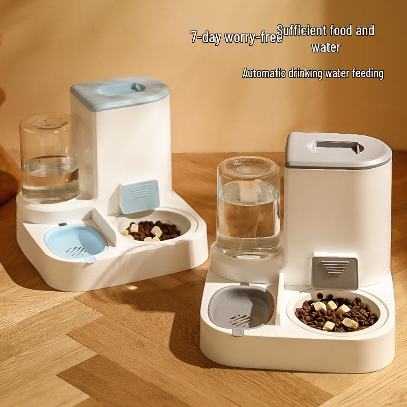 Automatic Dual Cat & Dog Food and Water Dispenser