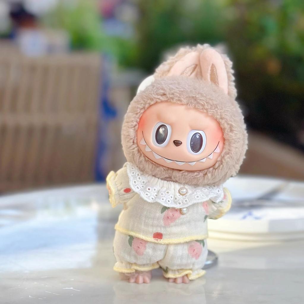 17CM Cm Labubu Baby Clothes Blind Box Pendant Labubu Doll Cute Home Clothes