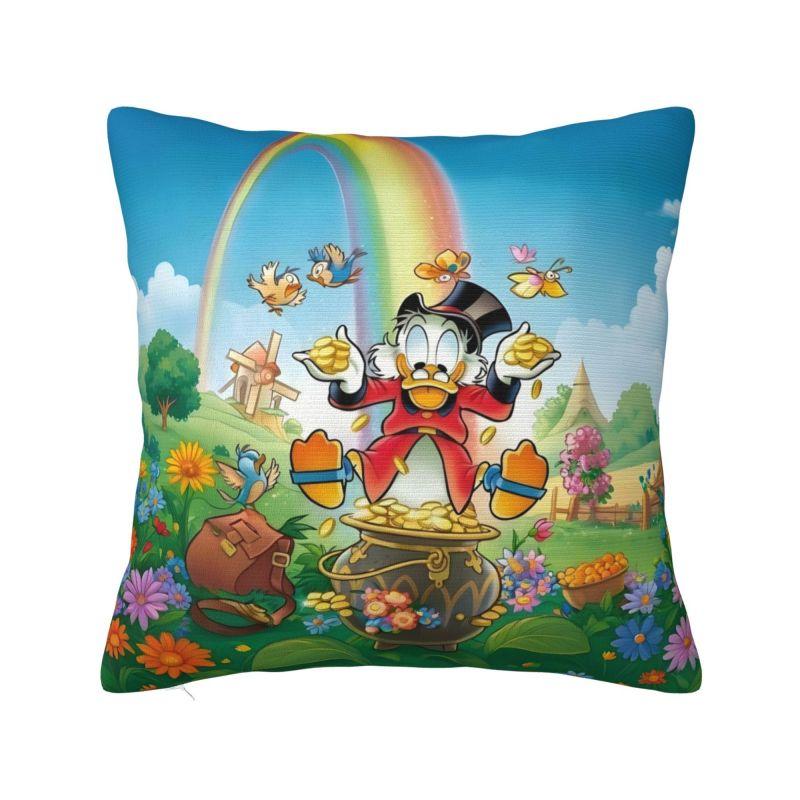 Custom Disney Anime Donald Duck Pillow Covers Bedroom Decoration Kawaii Cute Cartoon Outdoor Cushions Square Pillowcase