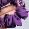 Gumička do vlasů Super měkká Protiskluzová látka Ultralehká Luxusní Elastické gumičky do vlasů Scrunchies pro ženy