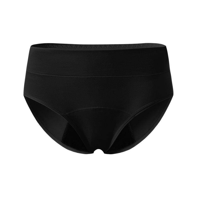 Mid-Waist Plus Size Breathable Period Panties with Absorbent Crotch