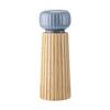 Macinapepe Macina Sale in Legno con Meccanismi Ceramici per Cucina, Conservazione Spezie e Macinatura Condimenti, Bottiglia