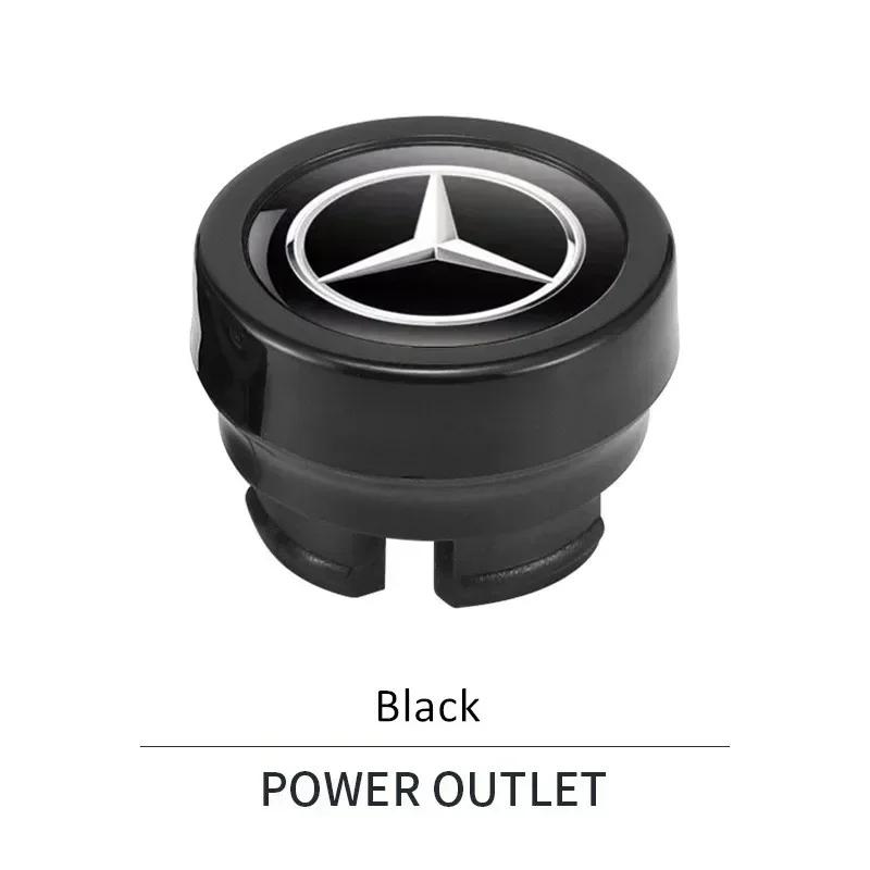 

C200 E200 2025 New For Mercedes Benz Car Cigarette Lighter Dust Cover Dustproof Cap Plug for MERCEDES BENZ W203 W204 W205 W209 W чёрный