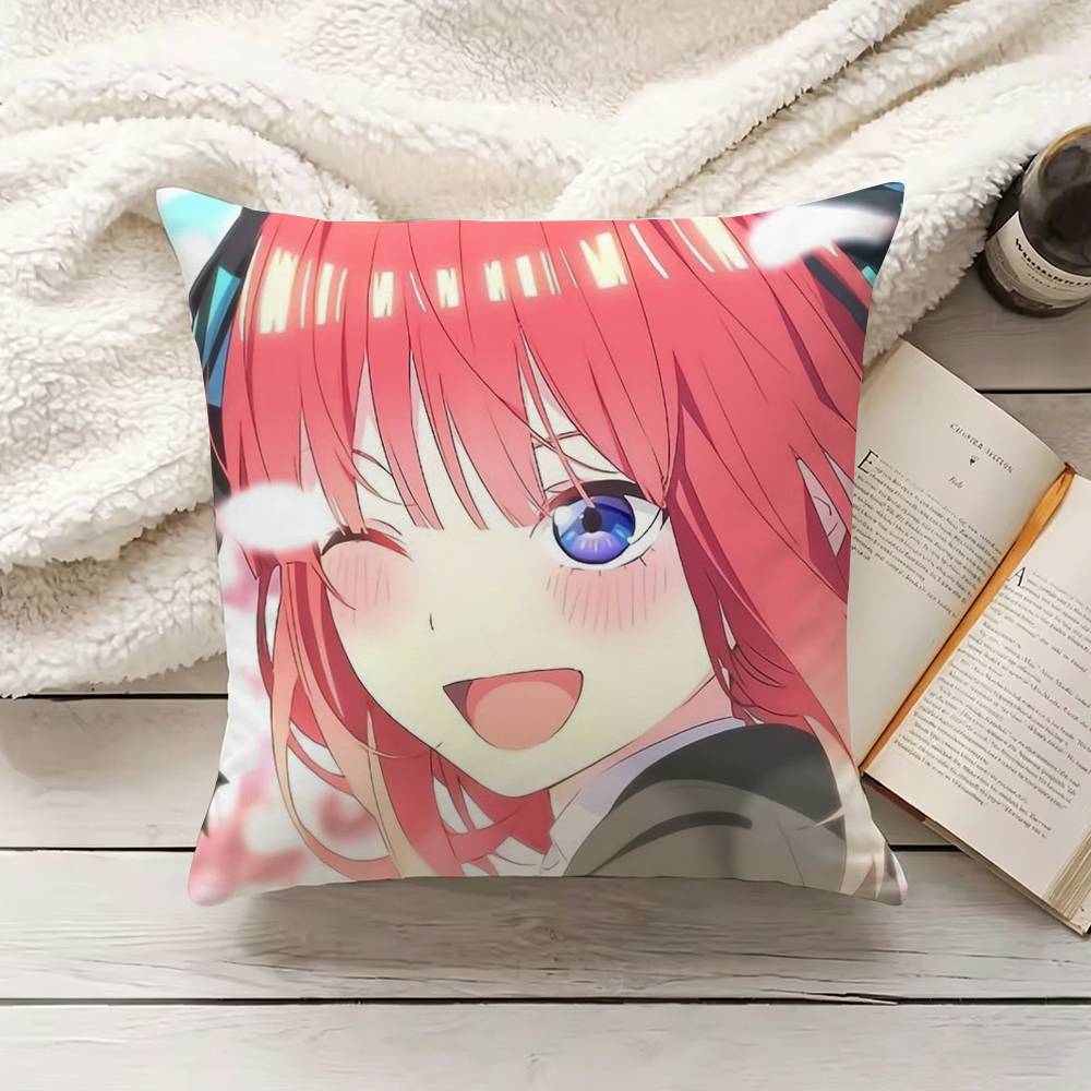 NNino NNakano Anime Pillow Cover Sofa Cushion Cover Home Room Decoration Children Gift