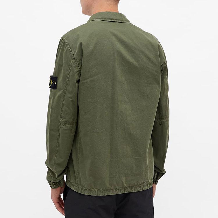 Stone Island Overshirt Sage Men Tops Green 7515113WN-V0155