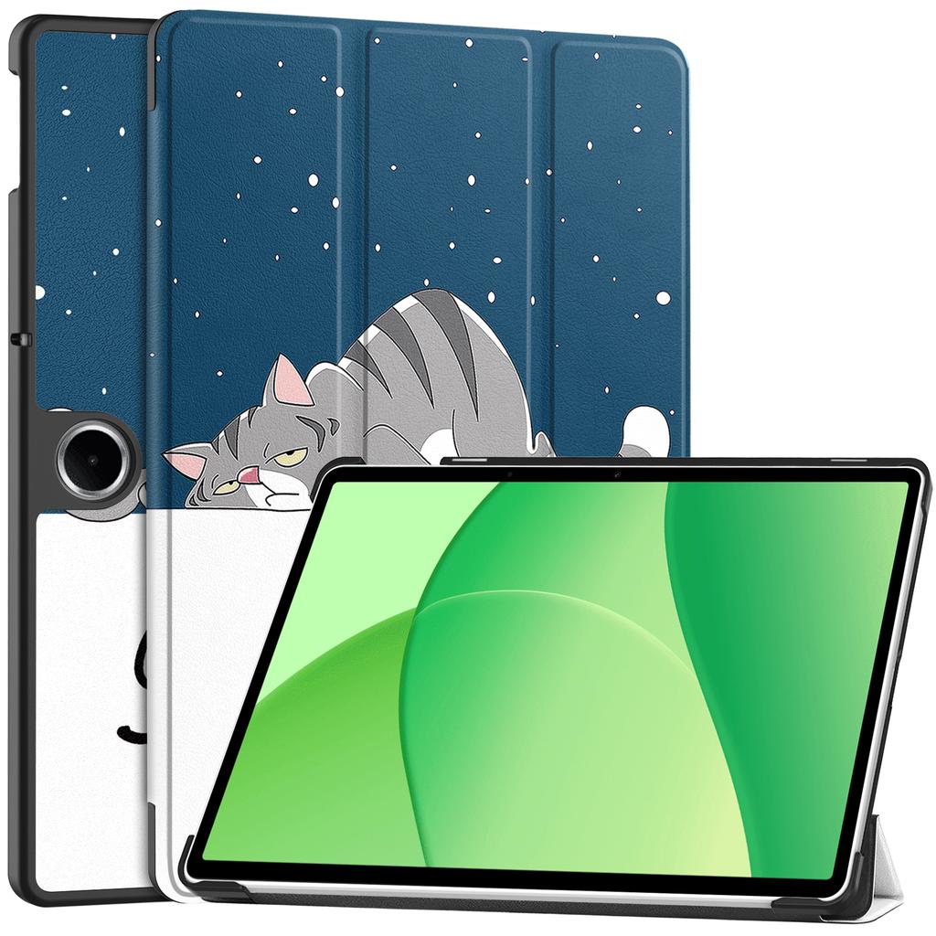 For Oppo Pad SE/OnePlus Pad Lite Case Pattern Print Leather Stand Tablet Cover