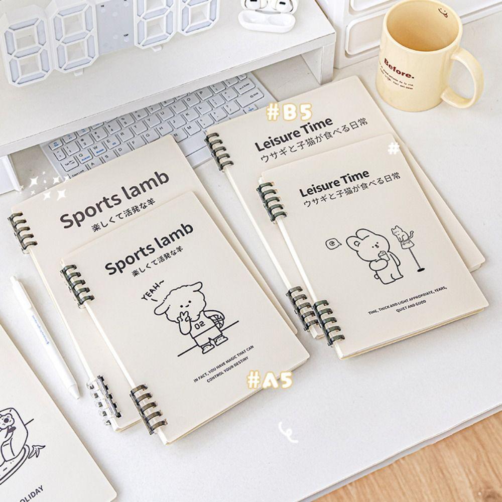 

Блокнот с пятью отверстиями, блокнот с кольцами, горизонтальная линия, дневник, планировщик, ручная книга, подарок для студентов A5-A