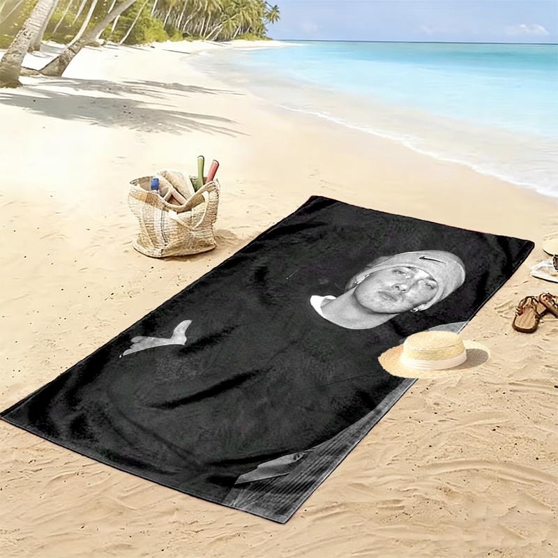 Eminem Beach Towel, Large Soft Quick Dry Towel for Beach Camping Swimming