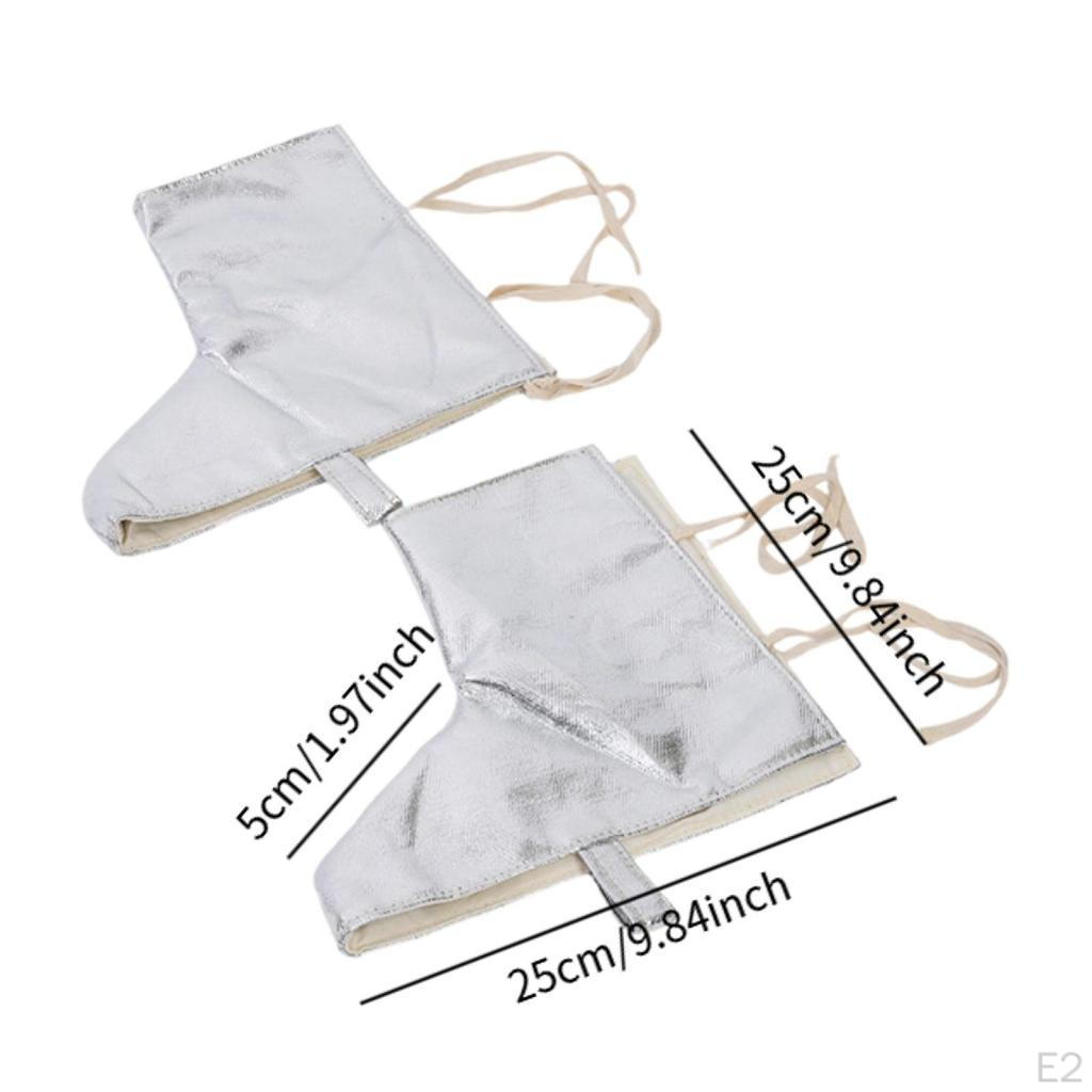 Aluminium Foil Shoe Covers Gear Practical Gift Comfortable Smelting Wear Protectors Plants Steel