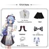 Ganyu & Shenhe Cosplay Costume - Fog City X Genshin Heytea Anime Design for Women