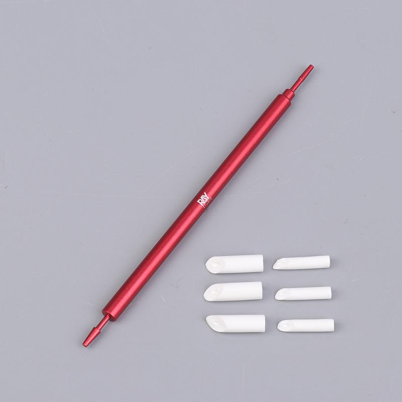 Metal Wiping Stick Seepage Cleaning Swab With Replace Wiping Cotton Tips For Model Hobby Panel Liner Cleaning Stick