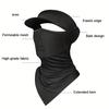 Sommer-Vollgesichtsmaske Atmungsaktiv Anti-UV Nackenschutz Breiter Rand Radsport-Bandana Outdoor Sport Angeln Wandern Sonnenschutz Eis Seide Kappe