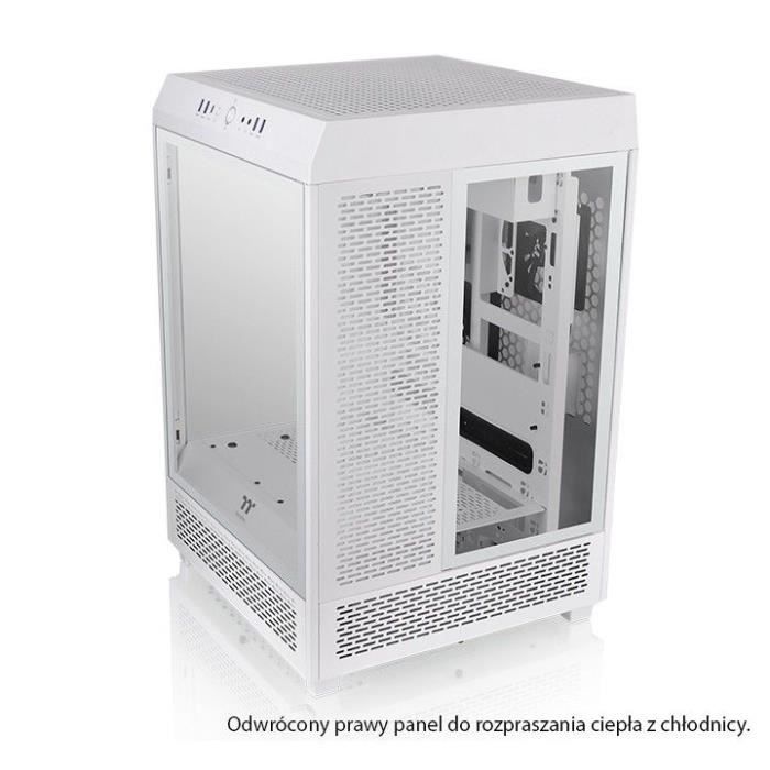 Boitier PC - THERMALTAKE - The TOWER 500 (Blanc) - Boitier Sans Alimentation - Moyen Tour - Format E-ATX