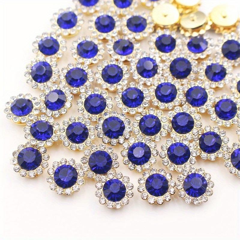 150Pcs 12mm Claw Cup Glass Rhinestones Strass Shiny Crystals Base Sew on Rhinestones for Clothes DIY Craft Sewing Accessories