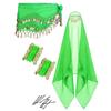 Belly Dance Performances Outfit Set Adult Belly Dancing Costume Lightweight Design For Dynamic Stage Presences