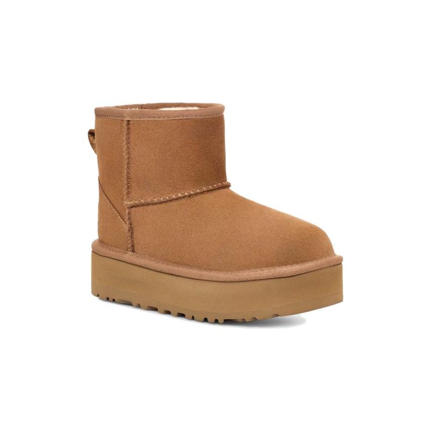 UGG Classic Mini Platform Boot Kids Chestnut Kids Sneakers Brown 1143700K-CHE