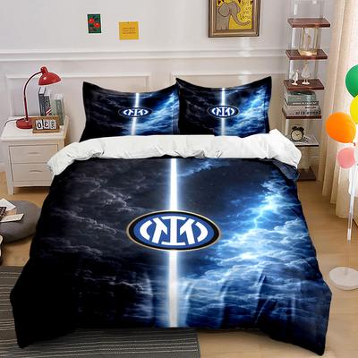 Inter Milan Logo, Lightning. Bedding Sets Duvet Cover Sets Duvet Covers Pillowcases(1 * Duvet Cover 2 * Pillowcases Without Duvet Insert)
