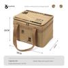 Outdoor Folding Storage Box, Camping Picnic Equipment Organizer, Large Capacity Tactical Storage Bag for Tableware & Kitchen Utensils