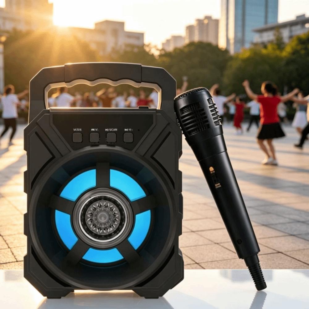 Wireless Sound Box High Power Portable Bluetooth Speaker K Song Bluetooth Speaker Dancing