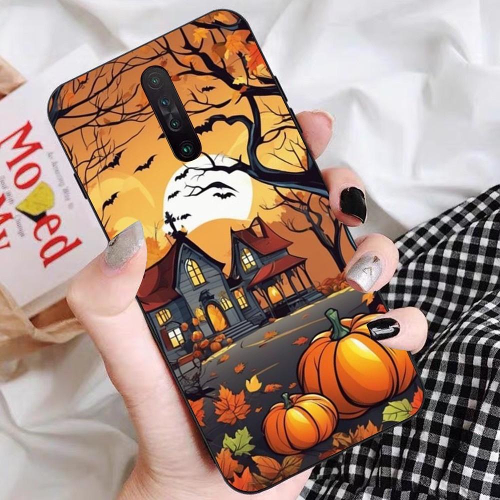 Pumpkin Happy Fall Autumn Phone Case For Redmi 5 6 7 8 9 10 Plus Pro 6 7 8 9 A GO K20 K30 K40 Pro Plus F3 Fundas