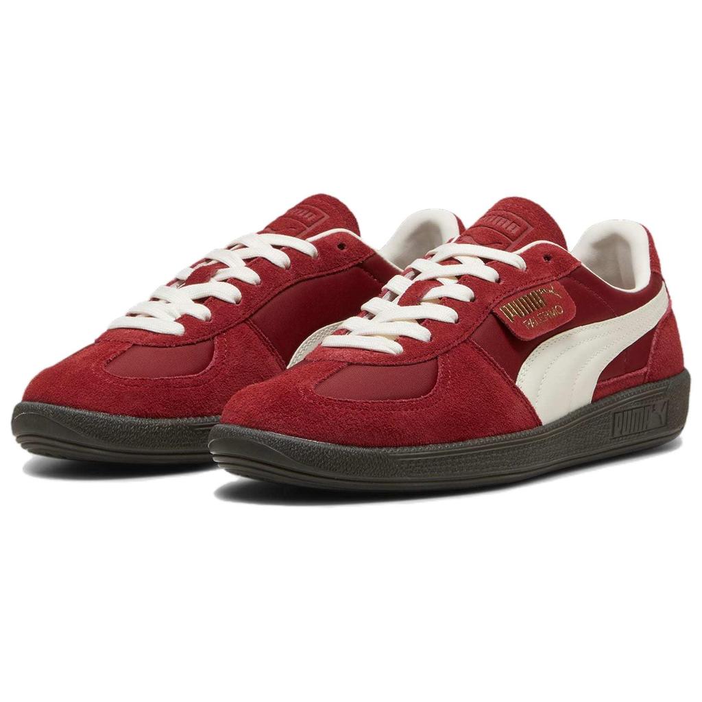 Puma Palermo OG Intense Red Warm White Unisex Sneakers 383011-13