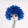 Rainbow Football Fans Wigs Synthetic Wigs Halloween Cosplay Hairs Afro Curly Clown Wigs  Kids