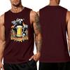 Men's Sleeveless Tank Top Casual Loose Fit Summer Vest Oktoberfest Inspired Graphic Print Comfortable Everyday Wear