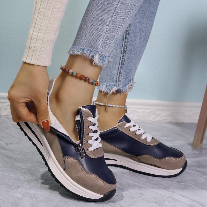 Large Size Women's Versatile Casual Women's Shoes New Spring and Autumn Single Shoes Women's Fashion British Lace-up Women's Shoes
