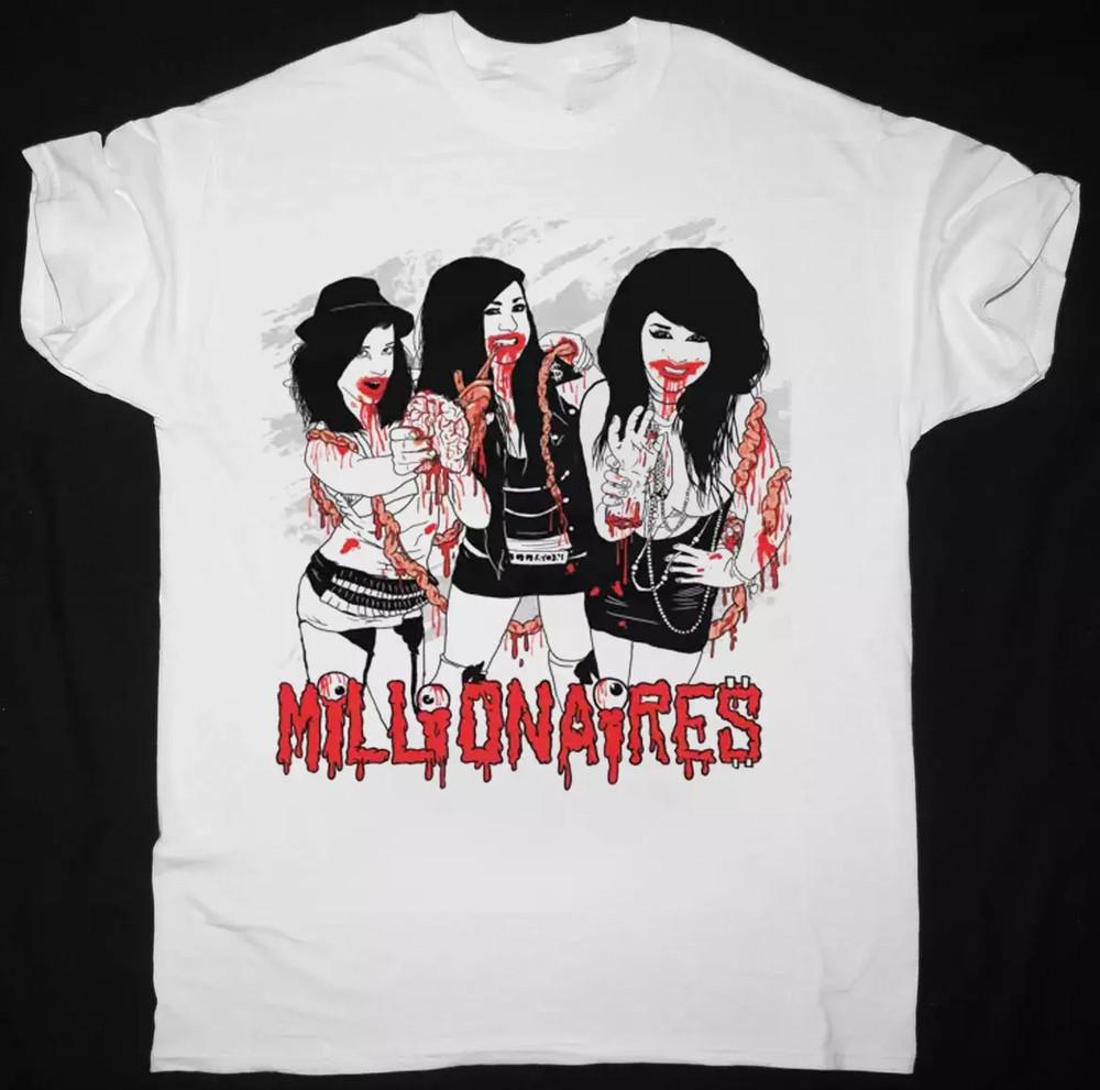 MILLIONAIRES Scene Queens Guts amp; Gore Scene White All Size Shirt QT254 Unisex T-Shirt M