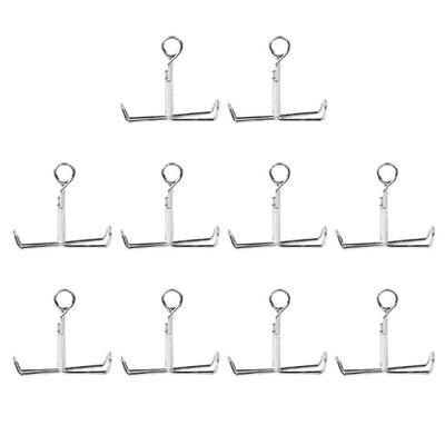 10 pezzi di clip di fissaggio per tubi da laboratorio, morsetto a vite, tappo d'acqua per tubo in gomma, regolazione del flusso di liquidi, clip di controllo a pinza