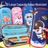 EVA Astronaut & Panda 3D Cartoon Leather Pencil Case for Kids